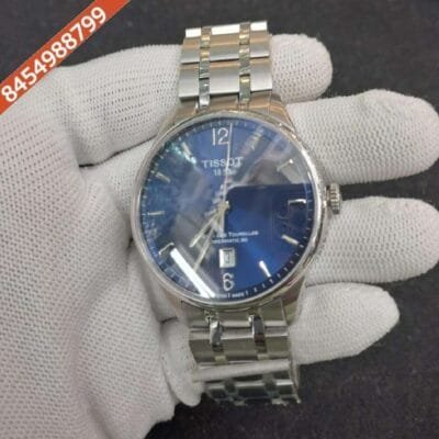 Tissot Chemin des Tourelles Powermatic Silver Blue Dial Swiss Automatic Watch