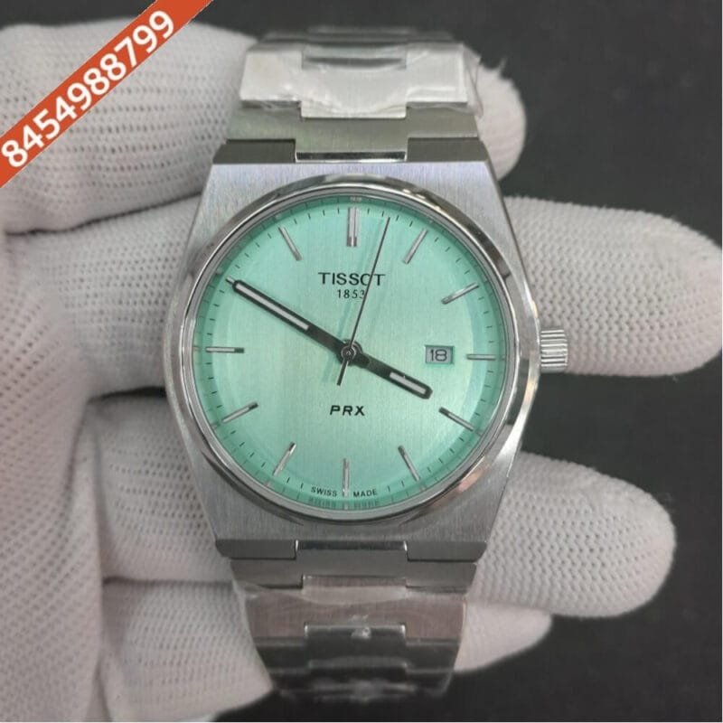 Tissot Classic PRX Blue Dial Stainless Steel Swiss Watch