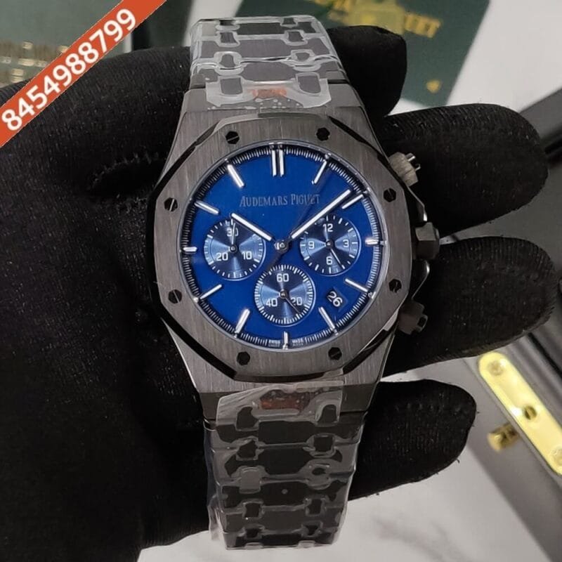 Audemars Piguet Royal Oak Chronograph Blue Dial Swiss Watch