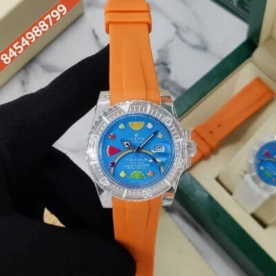 Rolex Submariner Phantomlab Fruit Blue Edition Orenge Strap Swiss Automatic Watch