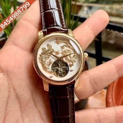 Vacheron Constantin Traditionnelle Tourbillon White Dial Swiss Automatic Watch