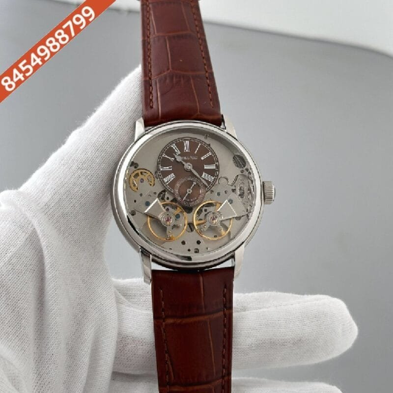 Audemars Piguet Grey Skeleton Dial Swiss Automatic Watch
