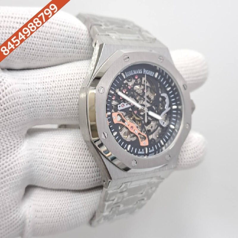 Audemars Piguet Royal Oak Skeleton Dial Swiss Automatic Watch - Image 3