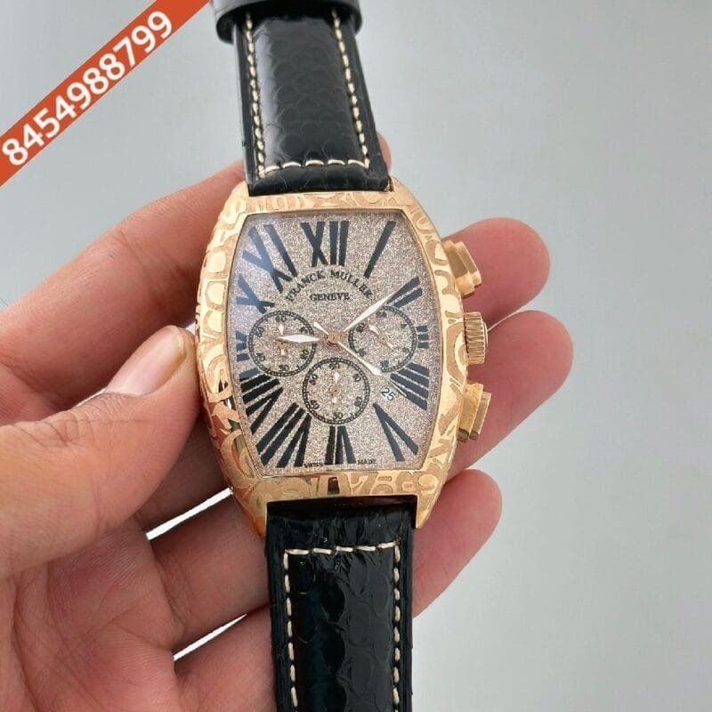 Frank Muller Gold Dial Quartz Watch