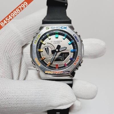 G-Shock Casio Metal Jacket Rainbow Dial Swiss Watch