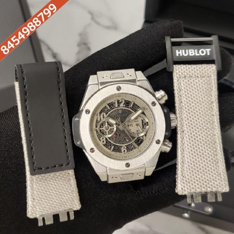 Hublot Big Bang UNICO ESSENTIAL Grey Dial Grey Nylon Strap Swiss Watch - Image 2