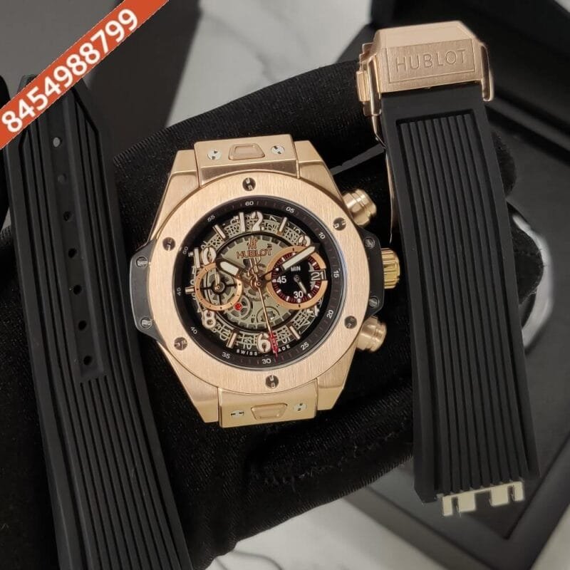 Hublot Big-Bang UNICO King Black Dial Black Rubber Strap Swiss Watch - Image 2