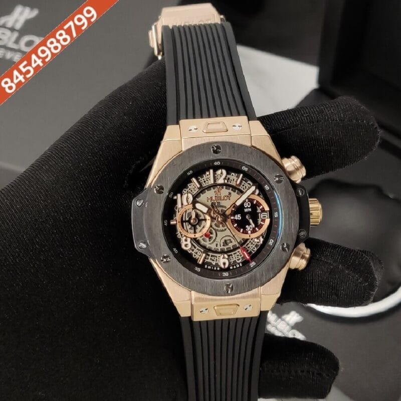 Hublot Big-Bang UNICO King Black Dial Black Rubber Strap Swiss Watch