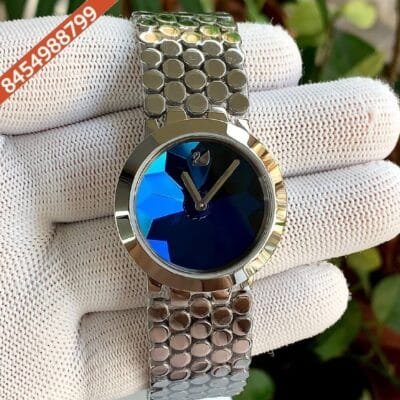 Swarovski Lake Of Shimmer Blue Dial Swiss Quartz Watch