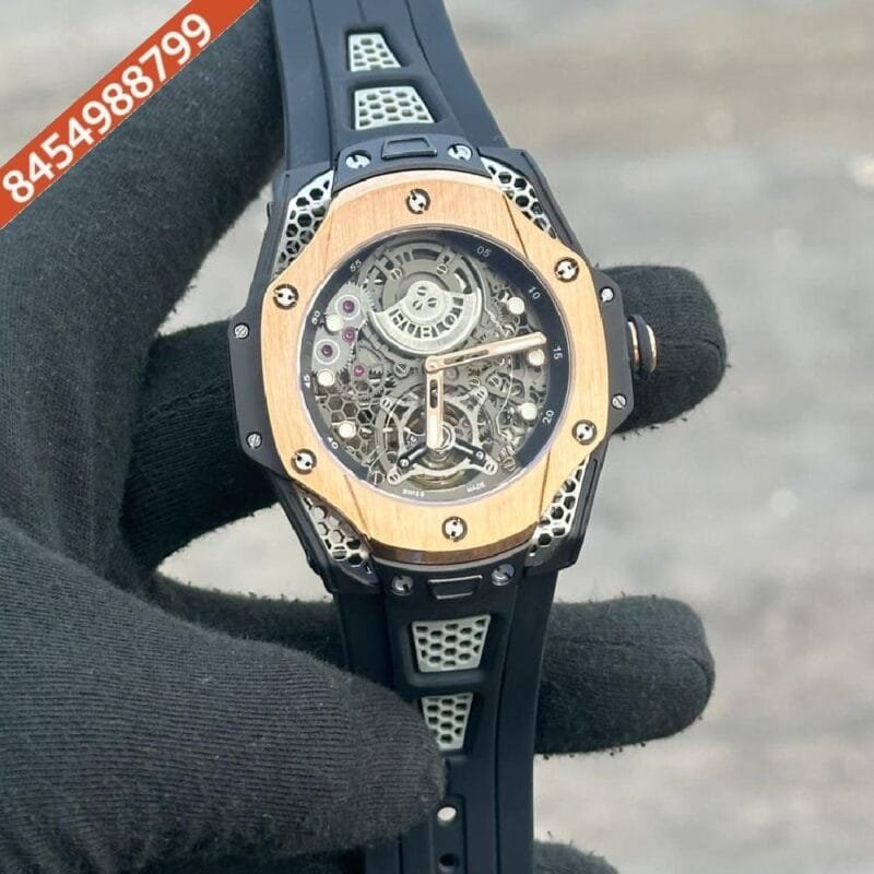 Hublot Big Bang Tourbillon Samuel Ross Black Matt Skeleton Dial Automatic Watch