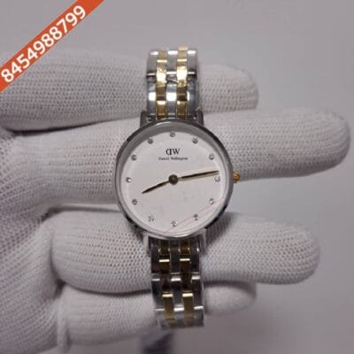 Daniel Wellington Ladies Petite Lumine White Dial Swiss Watch