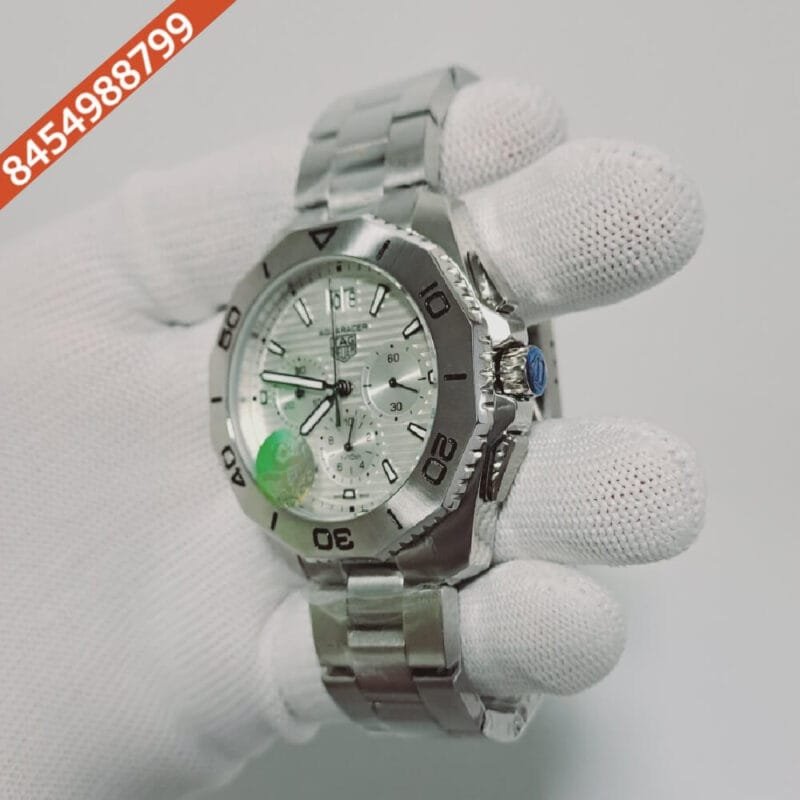 TAG HEUER Aquaracer Professional 200 Watch White Dial Stainless Steel Strap Swiss Watch - Image 3