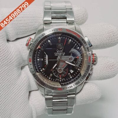 Tag Heuer Grand Carrera Calibre 36 Chronograph Black Dial Swiss Watch
