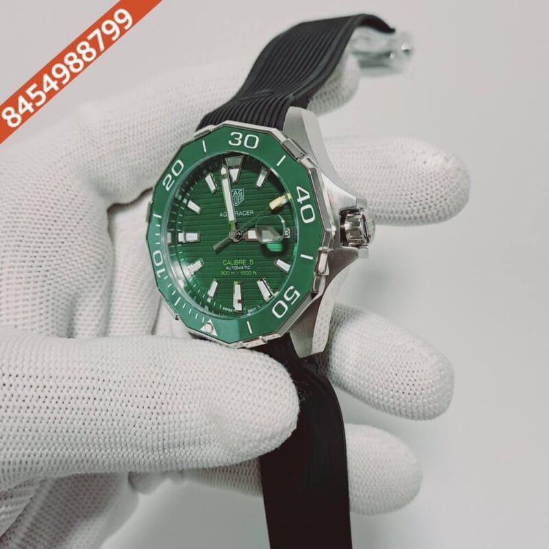 Tag Heuer Calibre 5 Aquaracer Green Dial Swiss Automatic Watch - Image 3