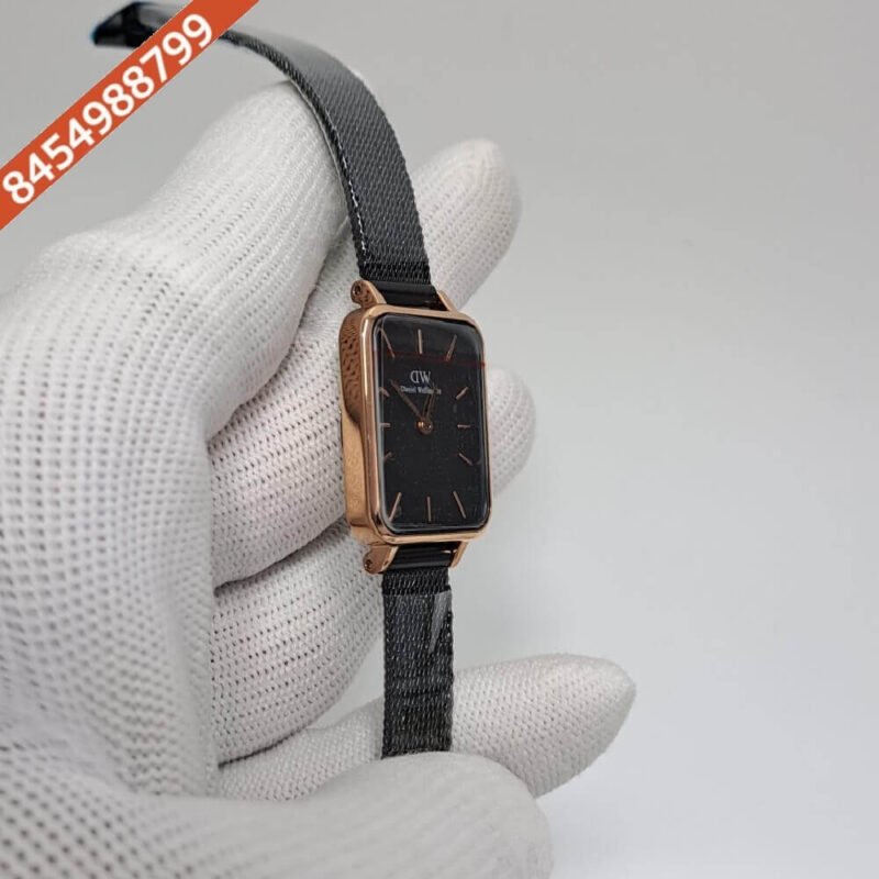 Daniel Wellington Ladies Black Dial full  Swiss Watch - Image 2