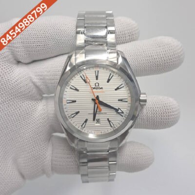 Omega Seamaster Aqua Terra Master Chronometer Silver White Dial Swiss Automatic Watch