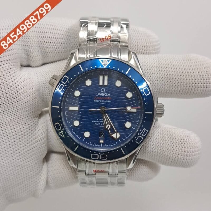 Omega Seamaster Diver Professional Steel Blue Dial Swiss Automatic Watch