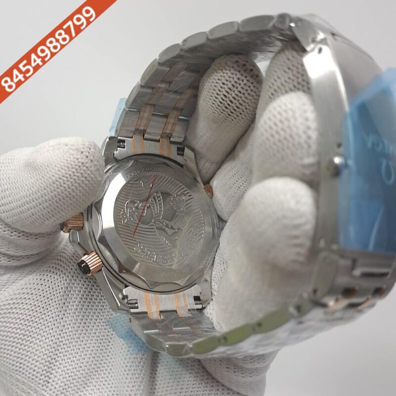 Omega Seamaster Professional Diver 300M Dual Tone Black Dial Swiss Automatic Watch - Image 4