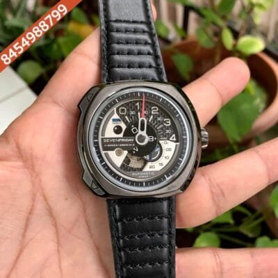 Seven Friday The Driver’s Edition Brown Dial Black Leather Strap Swiss Automatic Watch