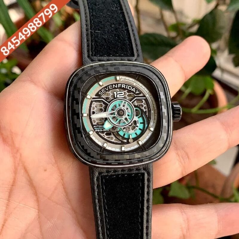 Seven Friday Jade Carbon Skeleton Dial Swiss Automatic Watch