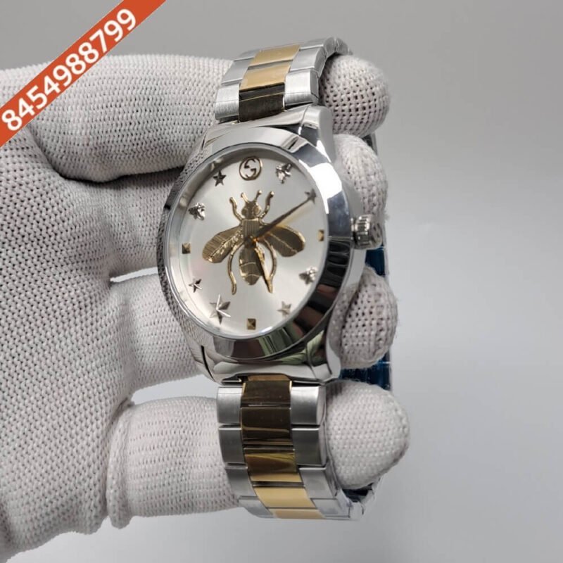 Gucci G-Timeless YA1265024 White Dial Stainless Steel Swiss Watch - Image 3