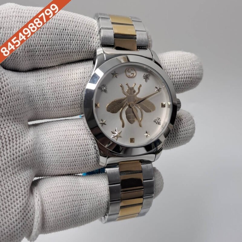 Gucci G-Timeless YA1265024 White Dial Stainless Steel Swiss Watch - Image 2