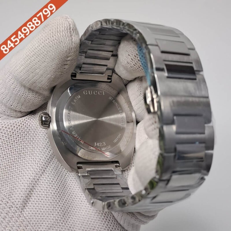 Gucci GG2570 Blue Dial Stainless Steel Swiss Watch - Image 4