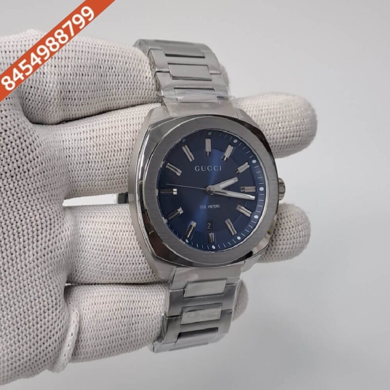 Gucci GG2570 Blue Dial Stainless Steel Swiss Watch - Image 2