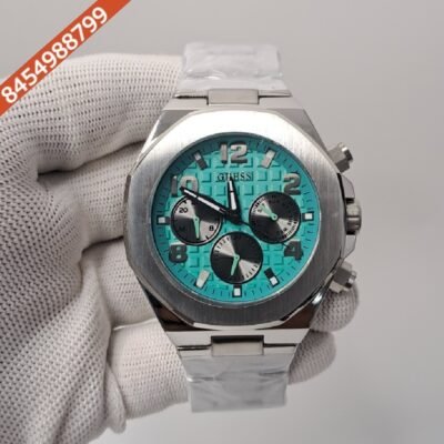 Guess Empire Multifunction Tiffany Blue Dial Swiss Watch