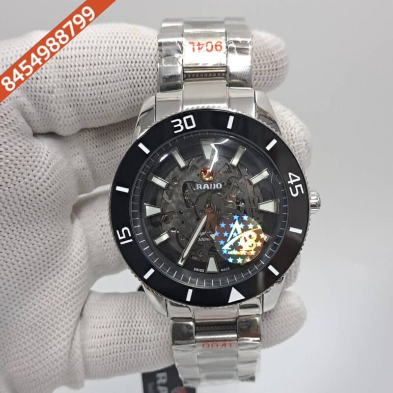 Rado Captain Cook Skeleton Dial Stainless Steel Strap Swiss Automatic Watch