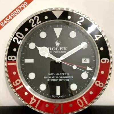 Rolex GMT Master 2 Black Dial Wall Clock