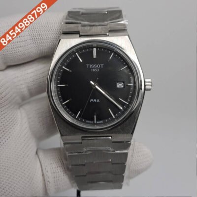 Tissot Classic PRX Stainless Steel Black Dial Swiss Automatic Watch