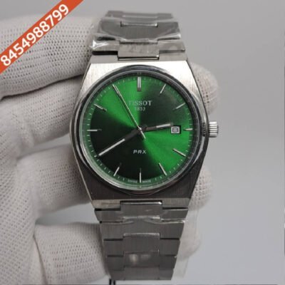 Tissot Classic PRX Stainless Steel Green Dial Swiss Automatic Watch