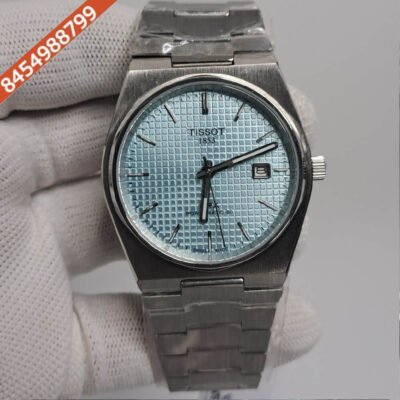 Tissot Classic PRX Stainless Steel Sky Blue Dial Swiss Automatic Watch