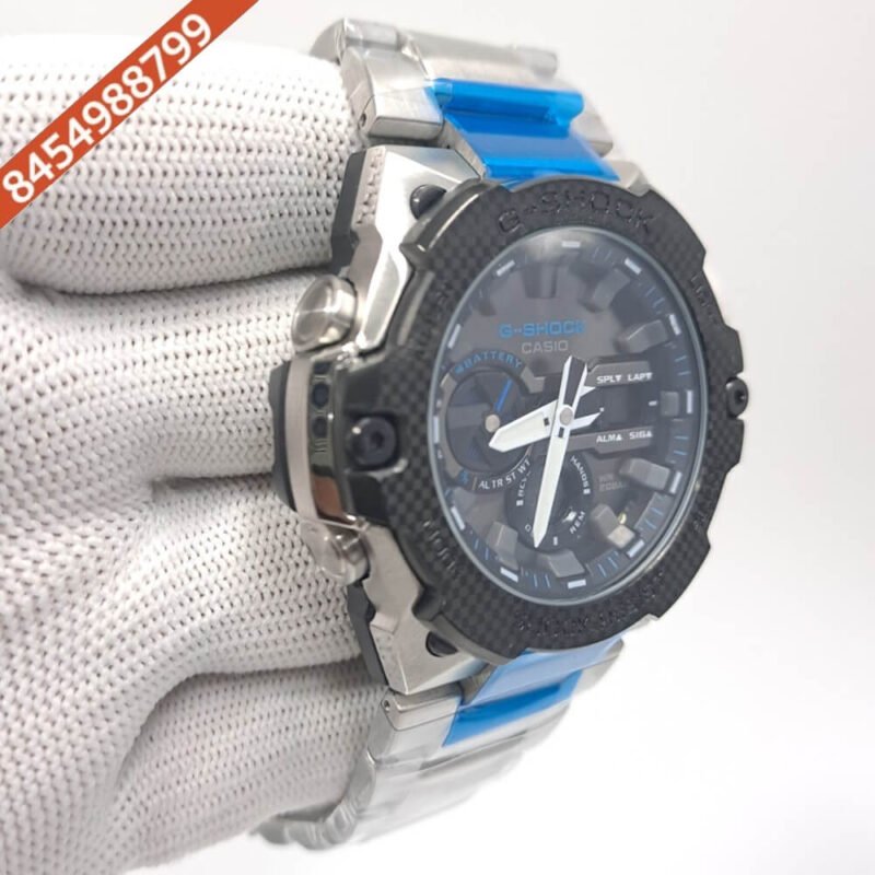 Casio G-Shock Stainless Steel Black Dial Swiss Watch - Image 3