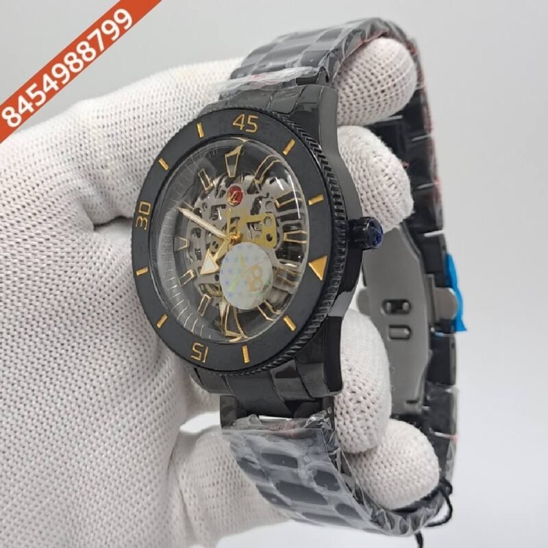 Rado Captain Cook Skeleton Dial Stainless Steel Strap Swiss Automatic Watch - Image 3