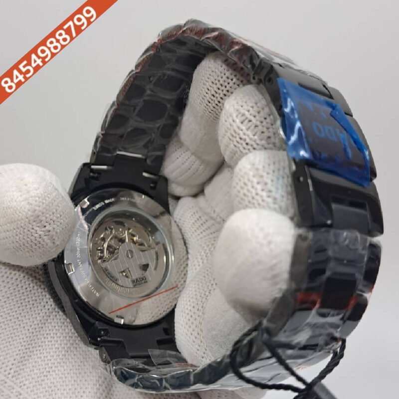 Rado Captain Cook Skeleton Dial Stainless Steel Strap Swiss Automatic Watch - Image 4