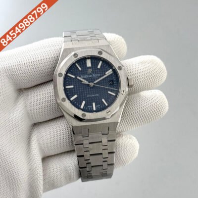 Audemars Piguet Royal Oak Silver Blue Dial Swiss Automatic Watch