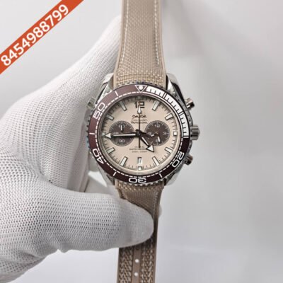 Omega Seamaster Planet Ocean 600M Full Beige Swiss Watch