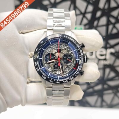TAG Heuer Carrera X Porsche Black Dial Stainless Steel Strap Swiss Watch