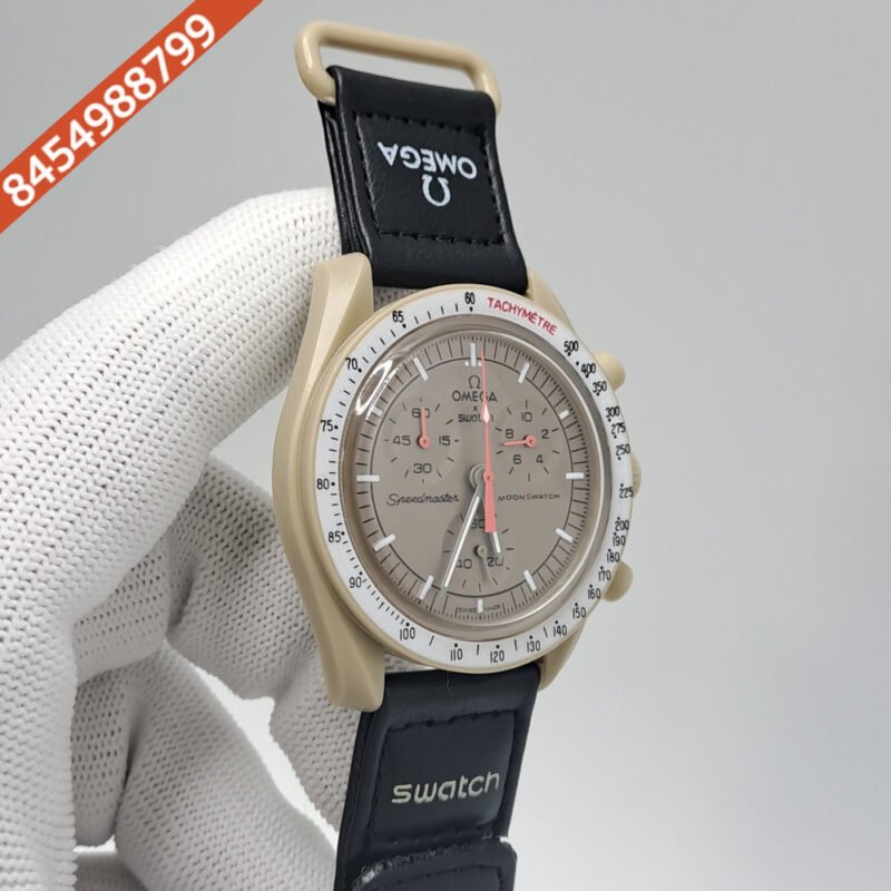 Omega Speedmaster Swatch Moonswatch Mission to Jupiter Chronograph Swiss Watch - Image 2