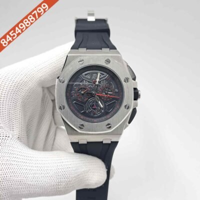 Audemars Piguet Royal Oak Offshore Michael Schumache Grey Black Dial Black Rubber strap Swiss Automatic Watch