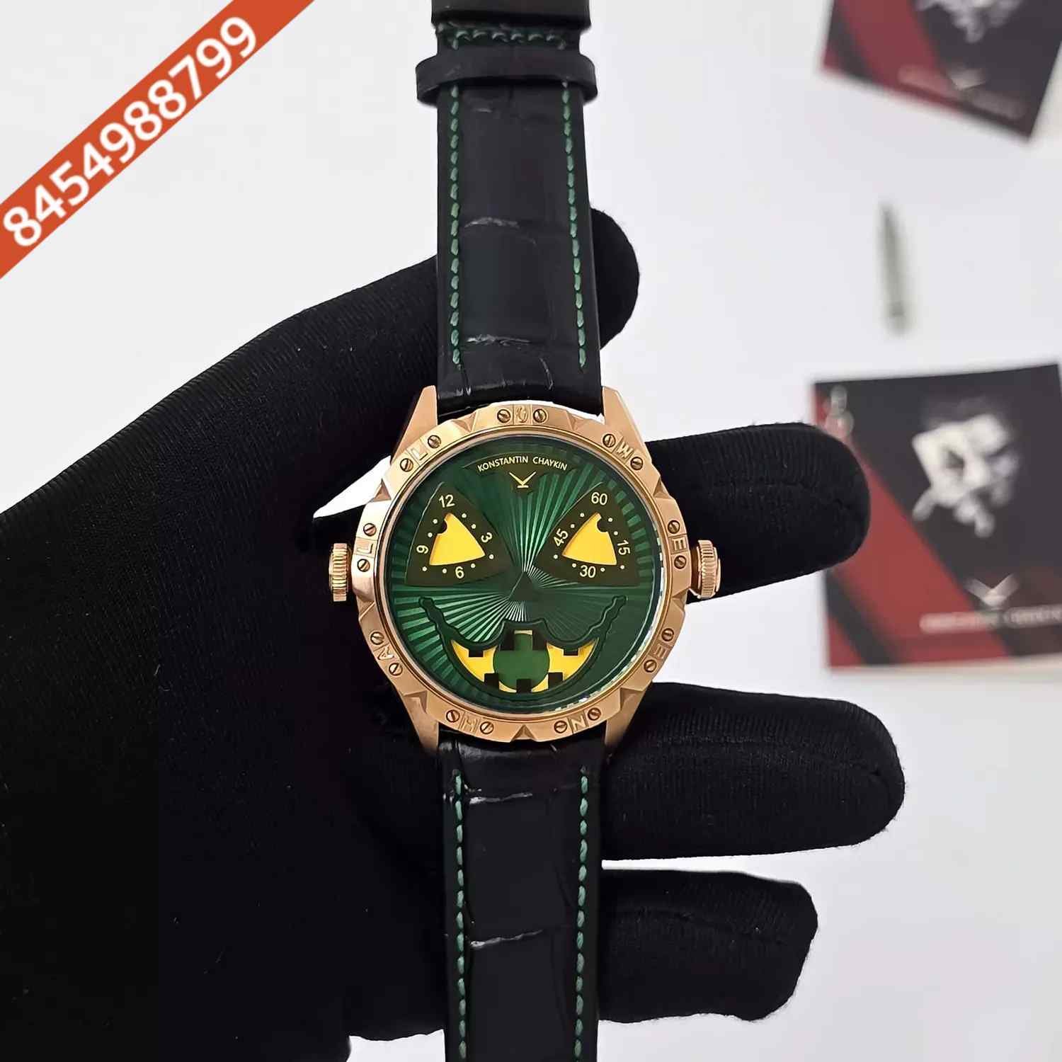 Konstantin Chaykin Joker Green Halloween Dial Swiss Automatic Watch