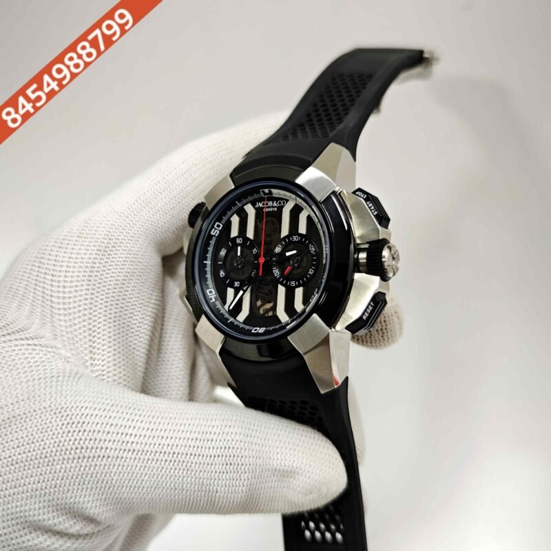 Jacob & Co Epic X Chronograph Full Black Edition Swiss Watch - Image 2