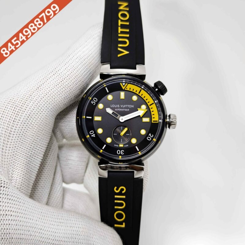 Louis Vuitton Tambour Street Diver Full Black Swiss Automatic Watch