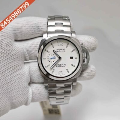Panerai Luminor Marina PAM01314 White Dial Steel Strap Swiss Automatic Watch