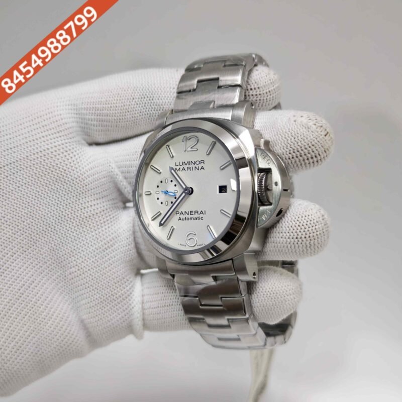 Panerai Luminor Marina PAM01314 White Dial Steel Strap Swiss Automatic Watch - Image 2