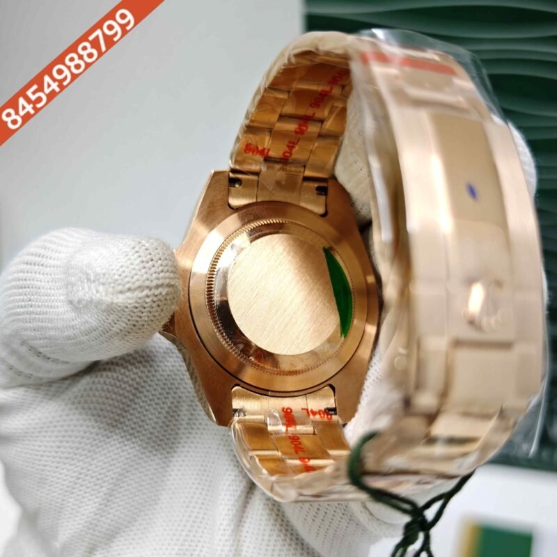 Rolex GMT-Master II Full Rose Gold Semi ETA Swiss Automatic Watch - Image 4