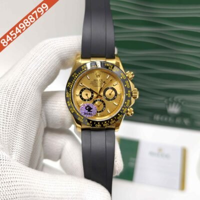 Rolex Oyster Perpetual Cosmograph Daytona Golden Steel Swiss Semi ETA Automatic Watch