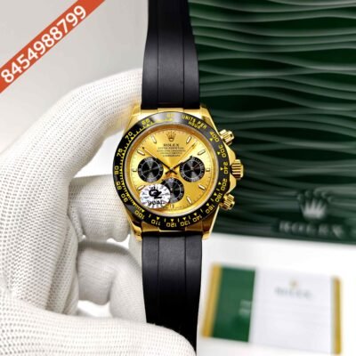 Rolex Oyster Perpetual Cosmograph Daytona Golden Steel Swiss Semi ETA Automatic Watch